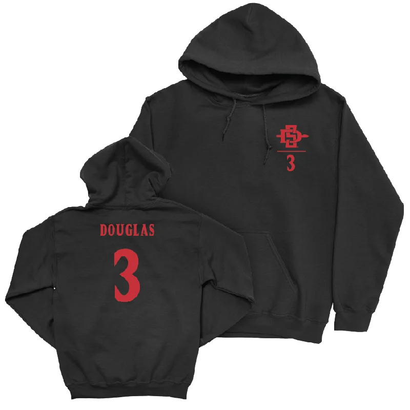 SDSU Women's Volleyball Black Logo Hoodie - McKenna Douglas #3