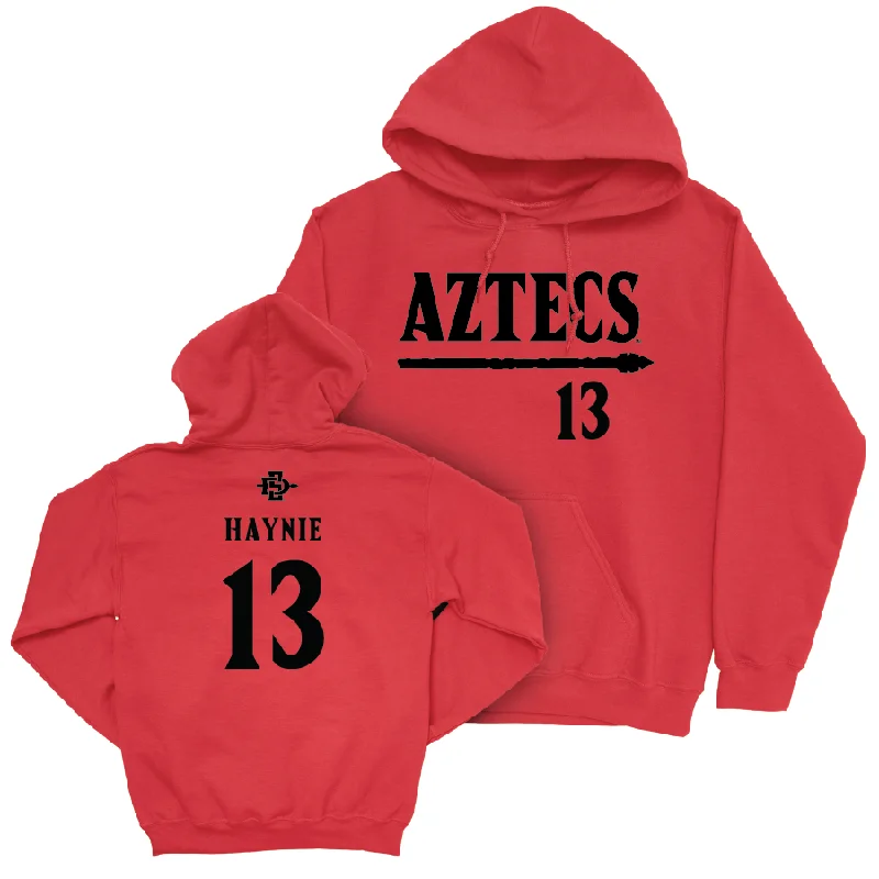 SDSU Women's Volleyball Red Staple Hoodie - Julia Haynie #13