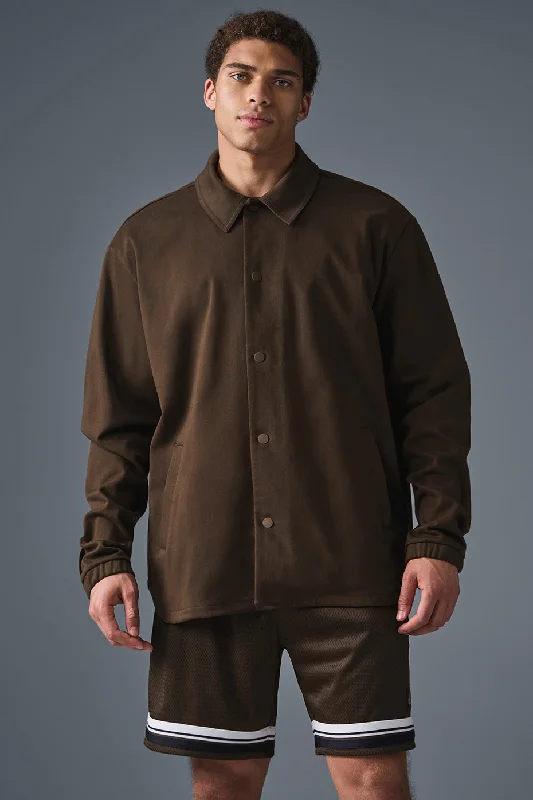 Edition Sueded Jacket - Espresso