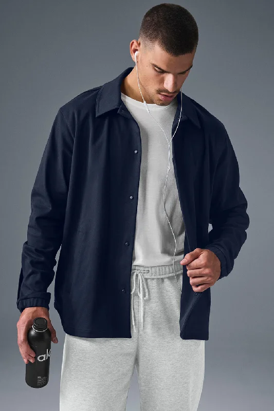 Edition Sueded Jacket - Navy