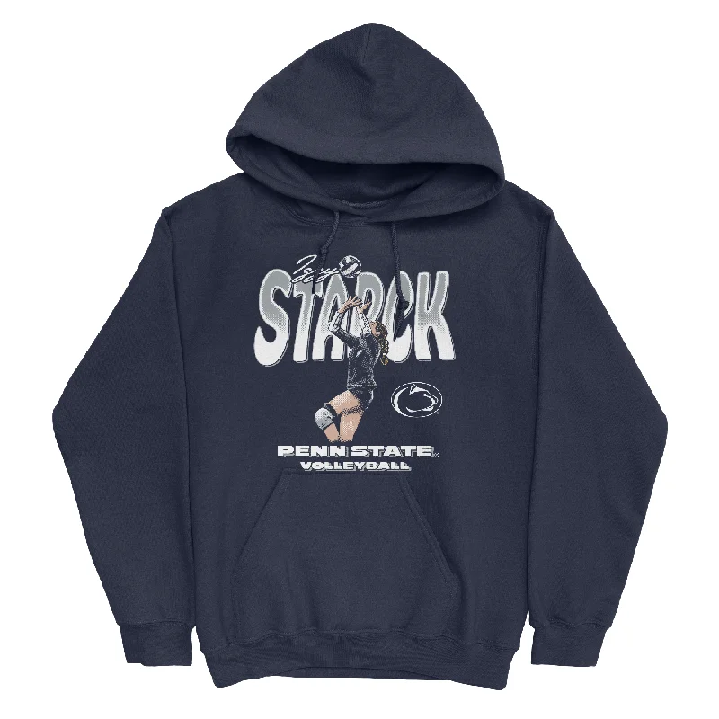 EXCLUSIVE RELEASE: Izzy Starck Block Name Navy Hoodie