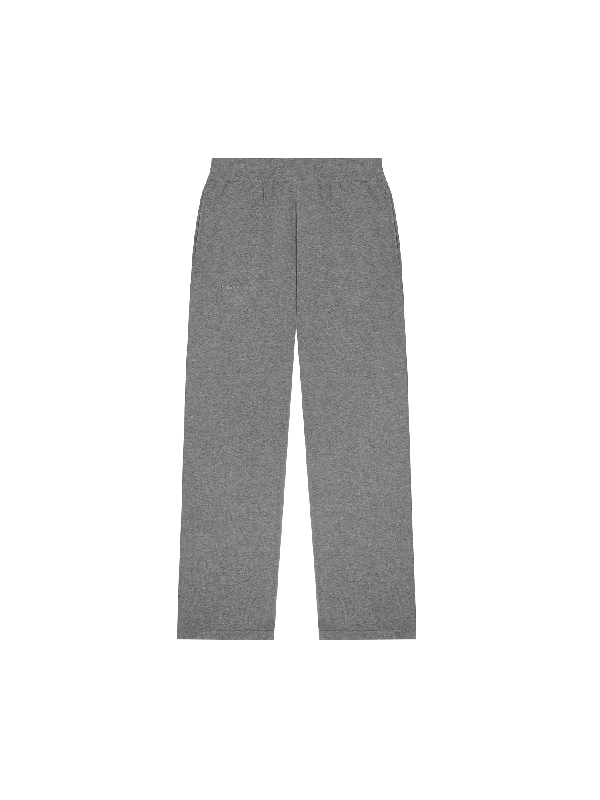 Womens DNA Knitted Straight Leg Track Pants—grey marl