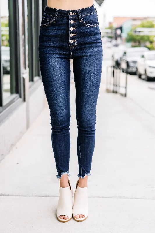 KanCan: Going Up Dark Wash High Waist Skinny Jeans