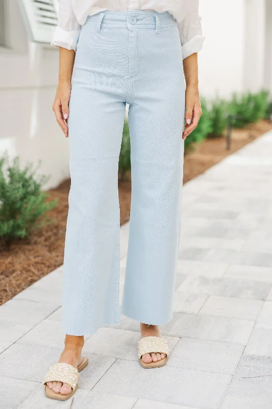 It's All A Dream Light Denim Crop Jeans