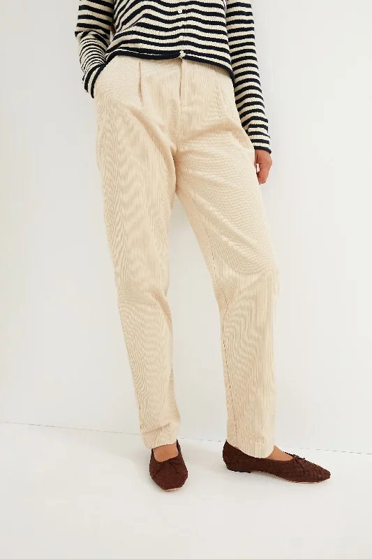 Almond Milk Rugged Corduroy Boy Pant