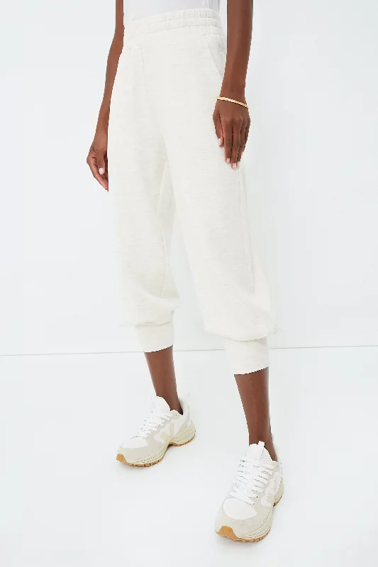 Ivory Marl The Relaxed Pant 25