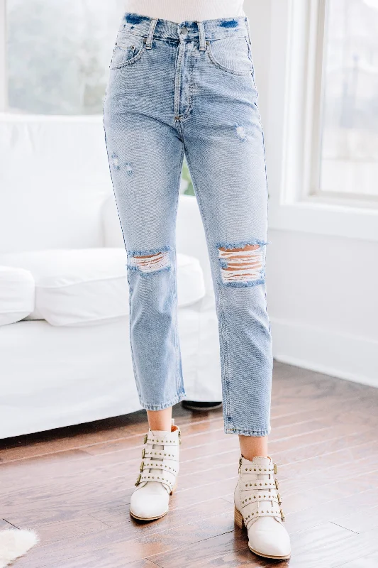 That's All I Need Light Wash Distressed Skinny Jeans