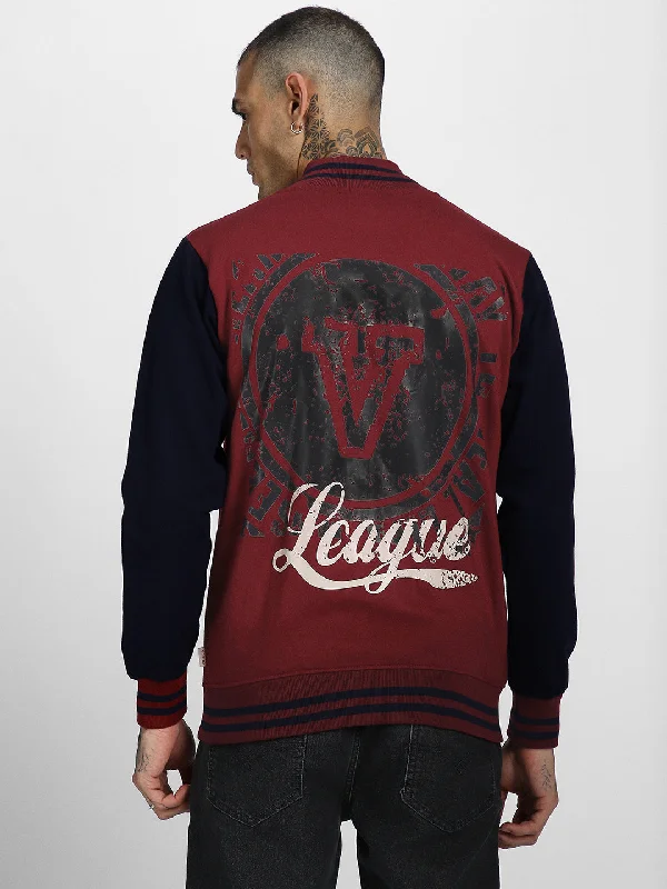 Men's Maroon League Jacket