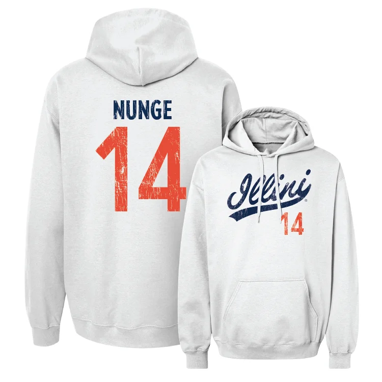 White Script Hoodie - Jessica Nunge #14