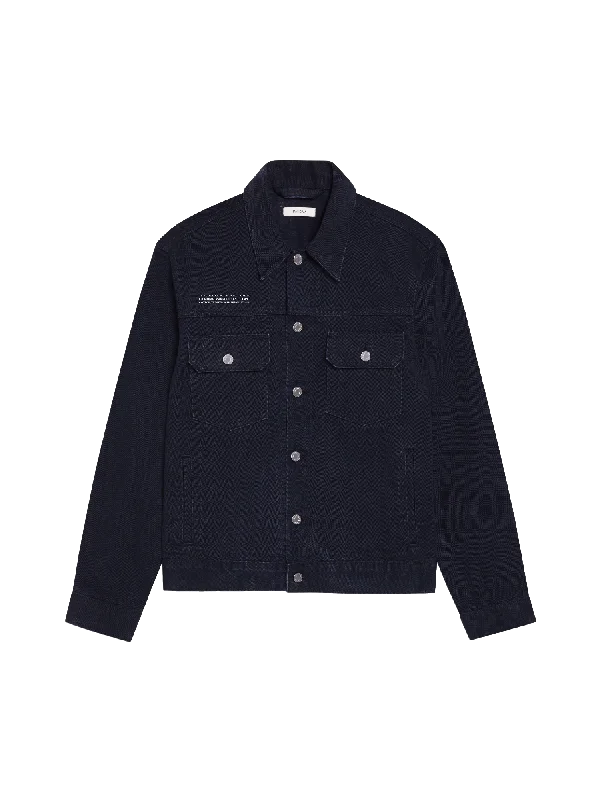 Archive Mens Nettle Denim Jacket—black