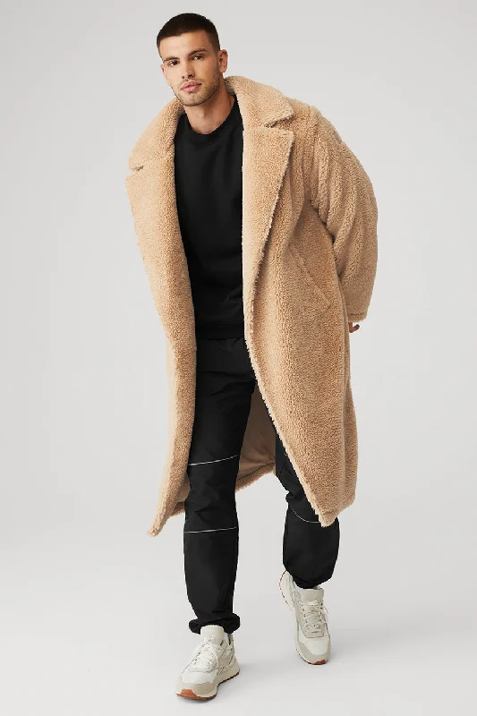 Oversized Sherpa Trench - Camel