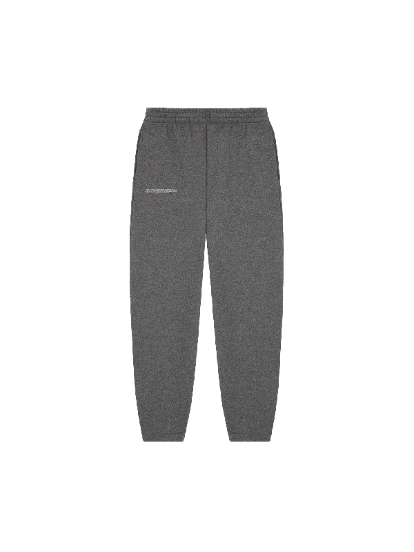 Mens Reclaimed Cotton Barrel-Leg Track Pants—reclaim charcoal