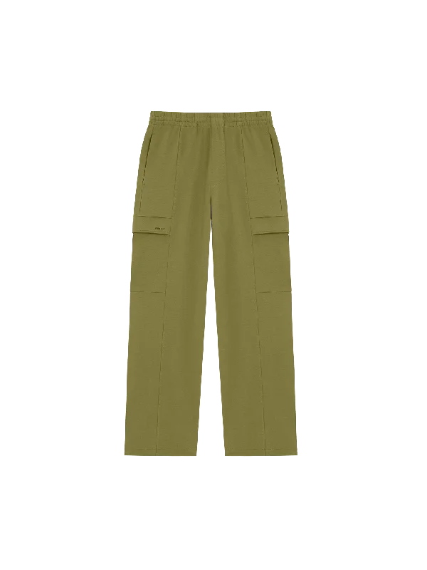 Mens DNA Double Jersey Cargo Trousers—highland green