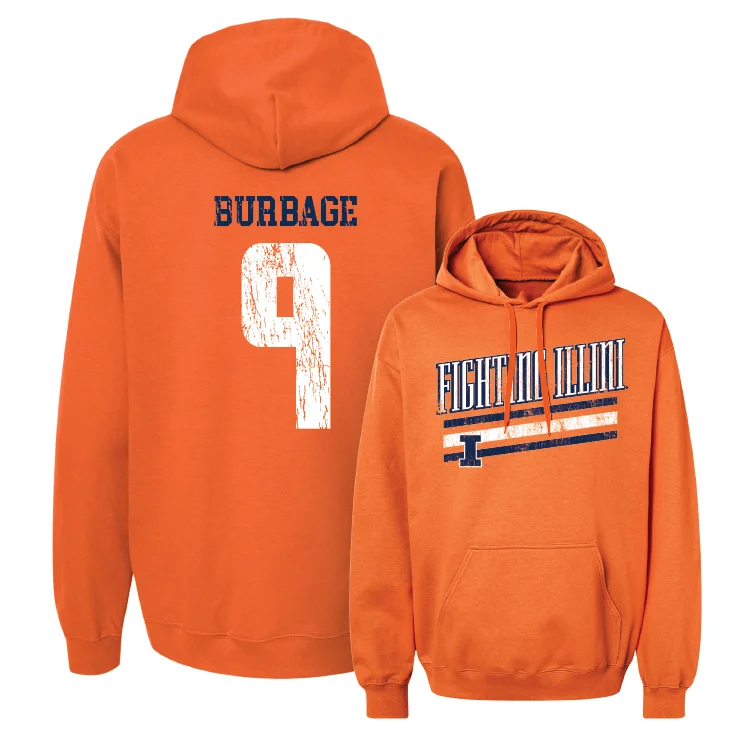 Orange Slant Hoodie - Kayla Burbage #9