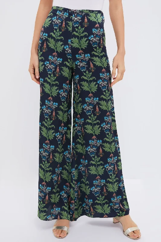 Blue Persian Botanic Blair Pants