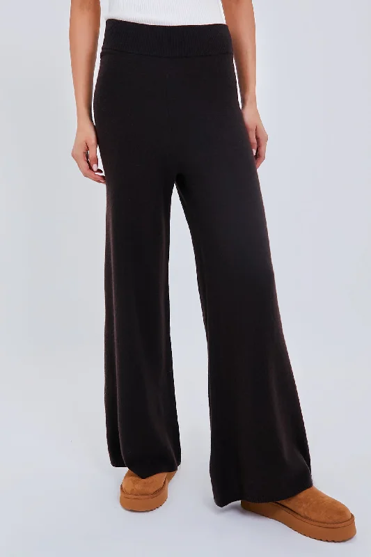 Chocolate Zoe Wide Leg Pants