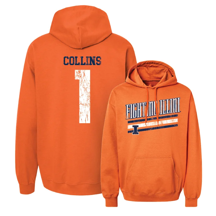 Orange Slant Hoodie - Kennedy Collins #1