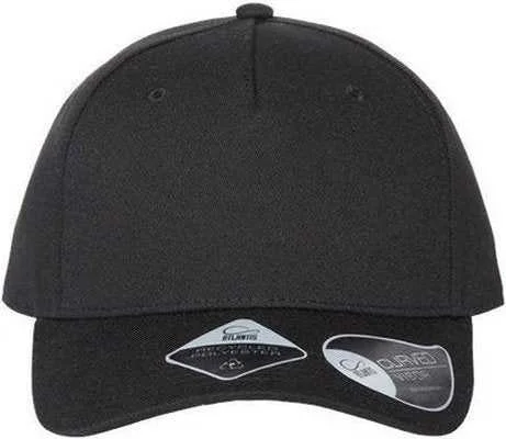 Atlantis Headwear FIJI Sustainable Five-Panel Cap - Black