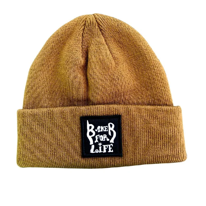 Baker Skateboards Baker For Life Beanie - Gold