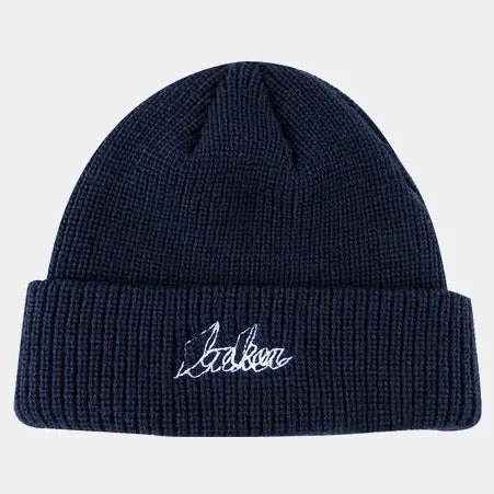 Baker Skateboards Cursive Beanie Navy