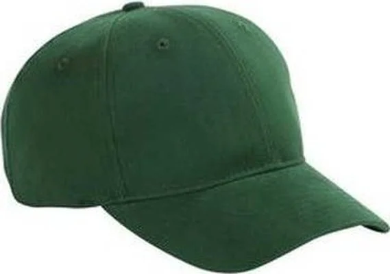 Big Accessories BX002 6-Panel Brushed Twill Structured Cap - Forest