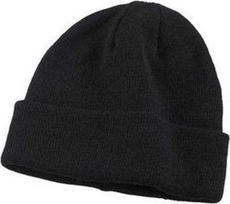 Big Accessories BX031 Watch Cap - Black