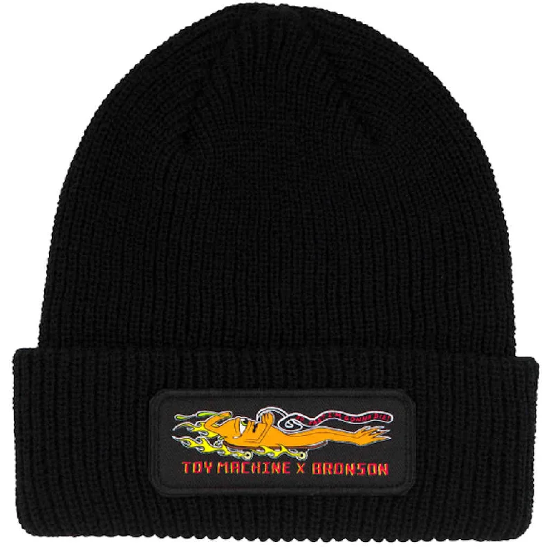 Bronson X Toy Machine Beanie Black