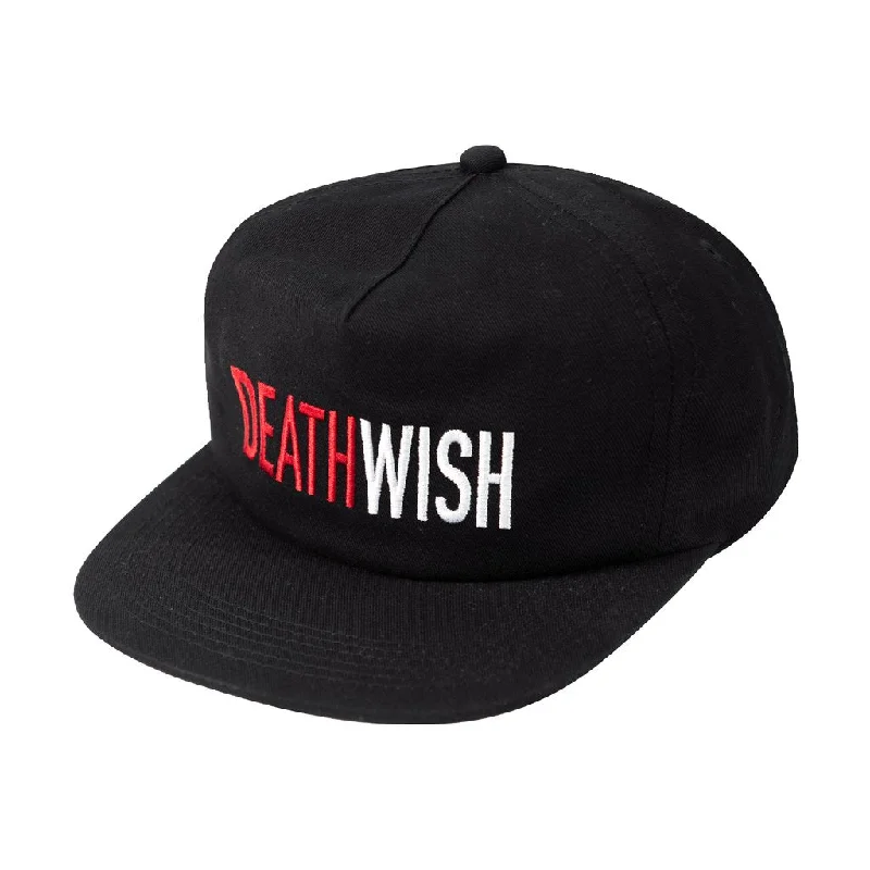 Deathwish Skateboards Five-O Snapback Cap - Black