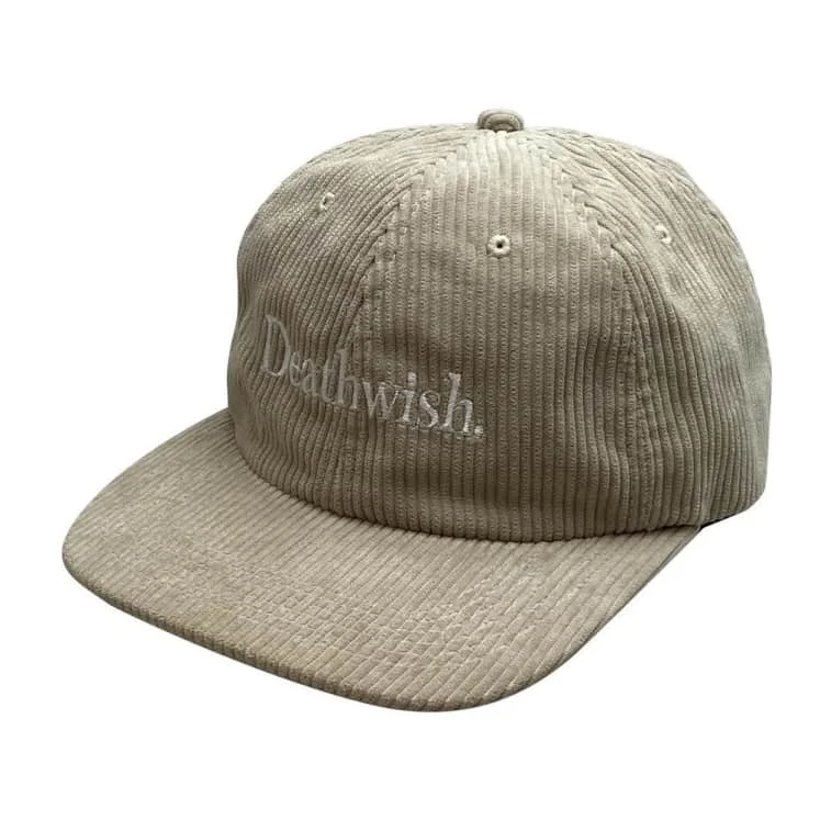 Deathwish Too Much Snapback Cap - Khaki