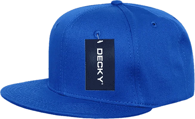 Decky 361 Cotton Snapback Cap - Royal