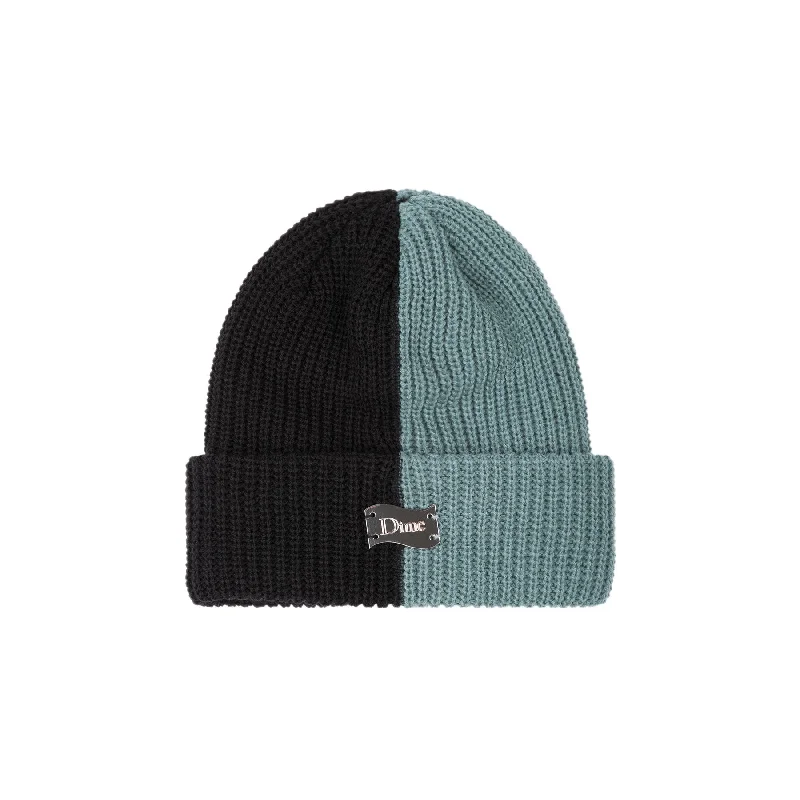 Dime MTL Split Beanie - Black/Slate