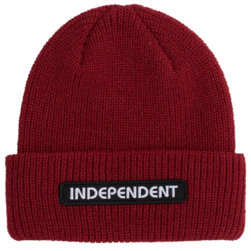 Independent B/C Groundwork Beanie Red