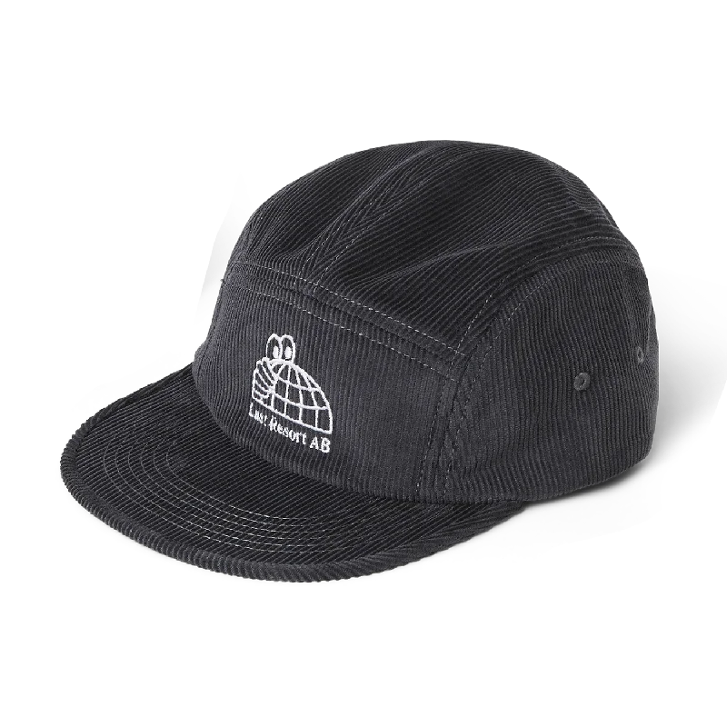 Last Resort Half Globe Corduroy 5 Panel - Grey