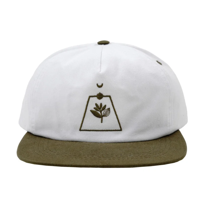 Magenta Odyssey SnapBack Hat - White