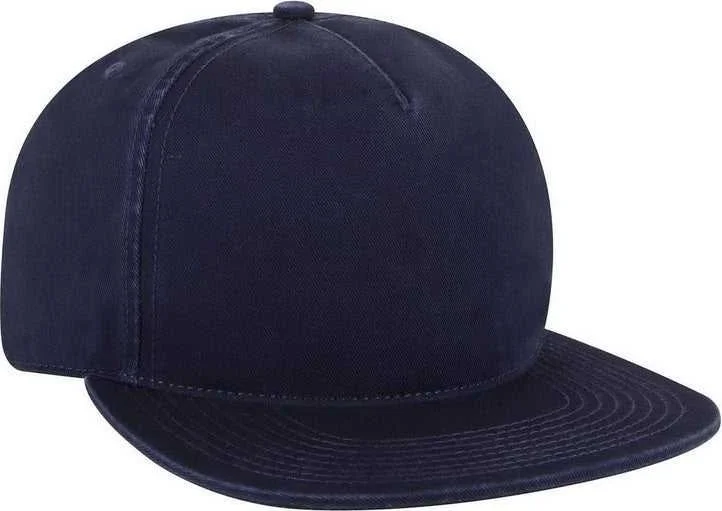 OTTO 176-1315 5 Panel Low Profile Style Dad Cap - Navy