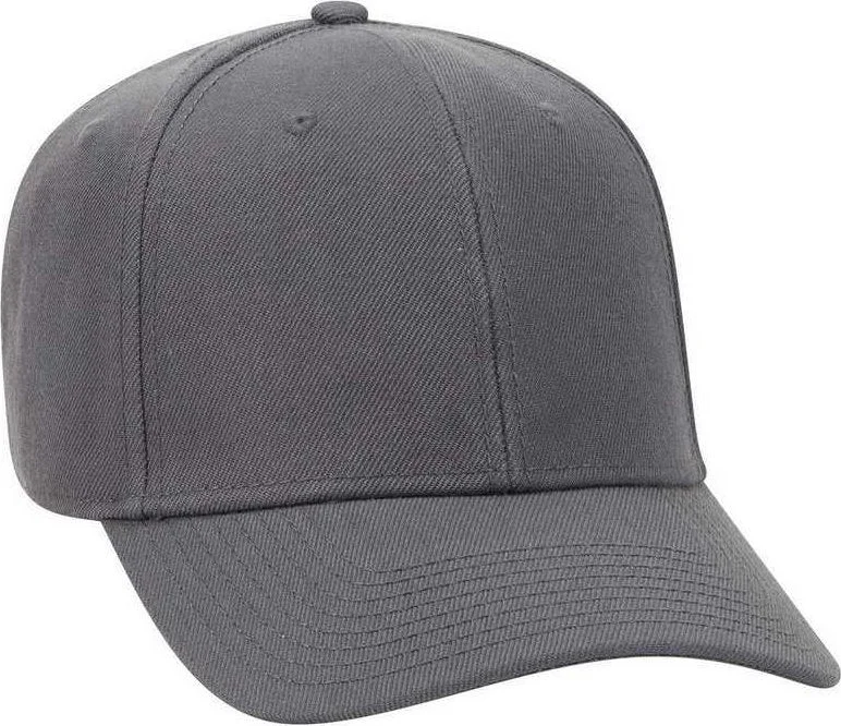 OTTO 27-210 Wool Pro Style Cap - Charcoal Gray