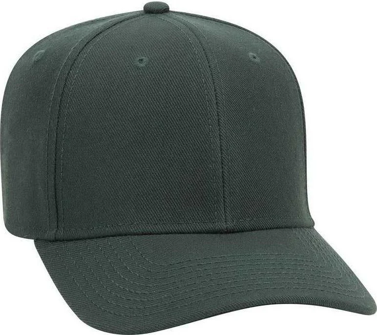 OTTO 27-210 Wool Pro Style Cap - Dark Green