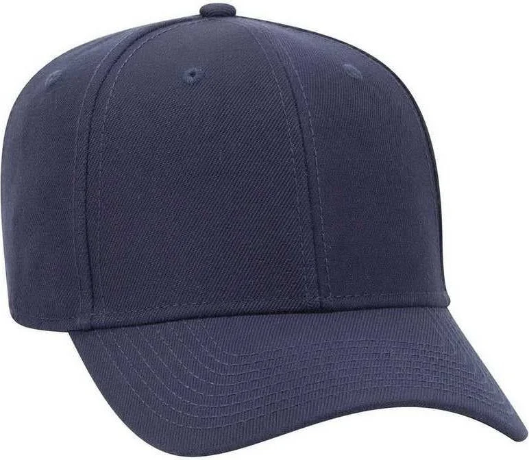 OTTO 27-210 Wool Pro Style Cap - Navy