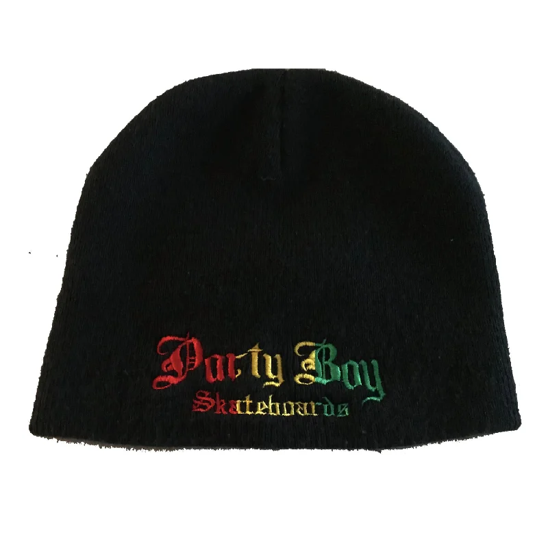 Partyboy Skateboards Rasta Skully Beanie