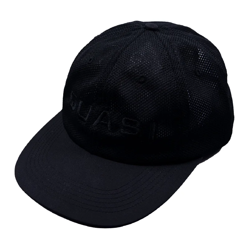 Quasi Perf 6 Panel Cap - Black