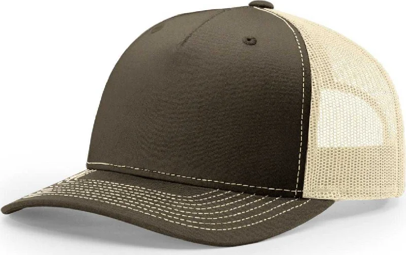 Richardson 112FP Trucker Caps- Chocolate Chip Birch