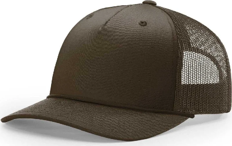 Richardson 112FPR Trucker Caps- Brown Brown