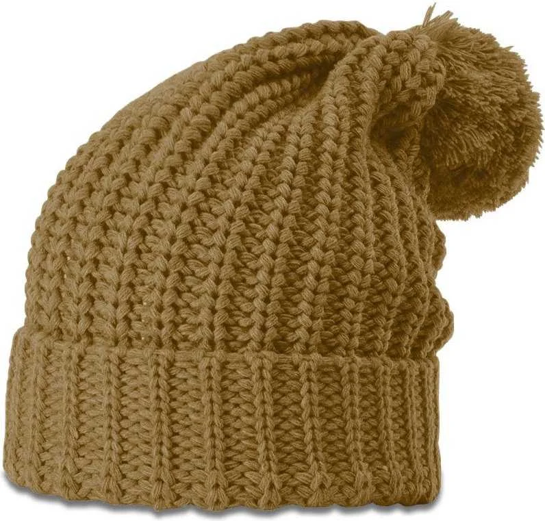 Richardson 143R Chunk Twist Knit Beanies with Cuff - Curry