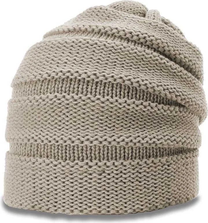 Richardson 145R Chunk Twist Knit Beanies with Cuff - Clay