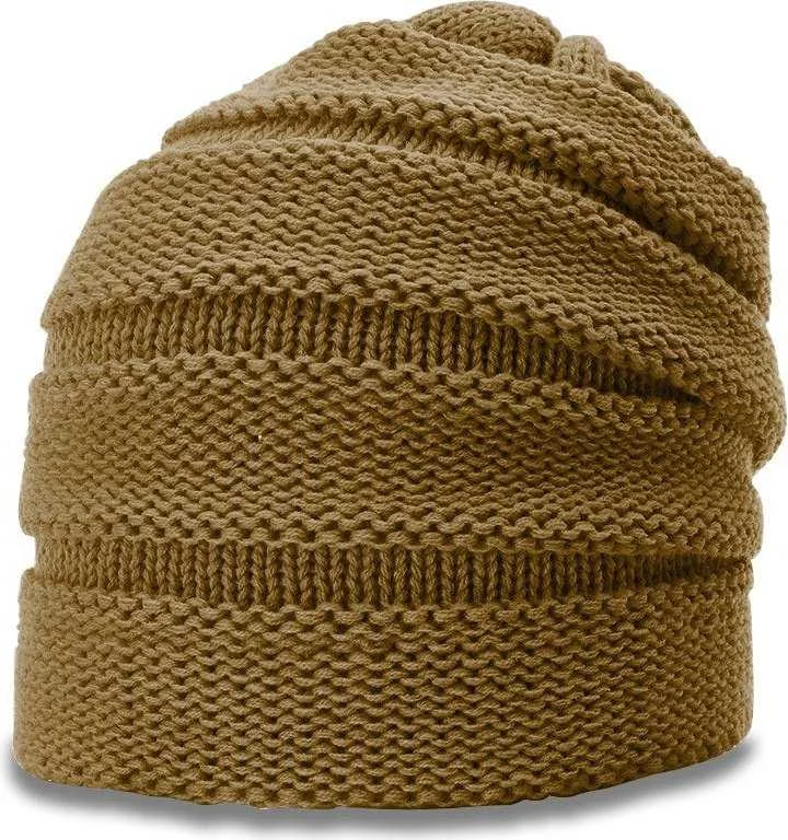 Richardson 145R Chunk Twist Knit Beanies with Cuff - Curry