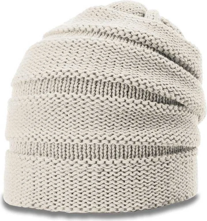 Richardson 145R Chunk Twist Knit Beanies with Cuff - Dark Sand