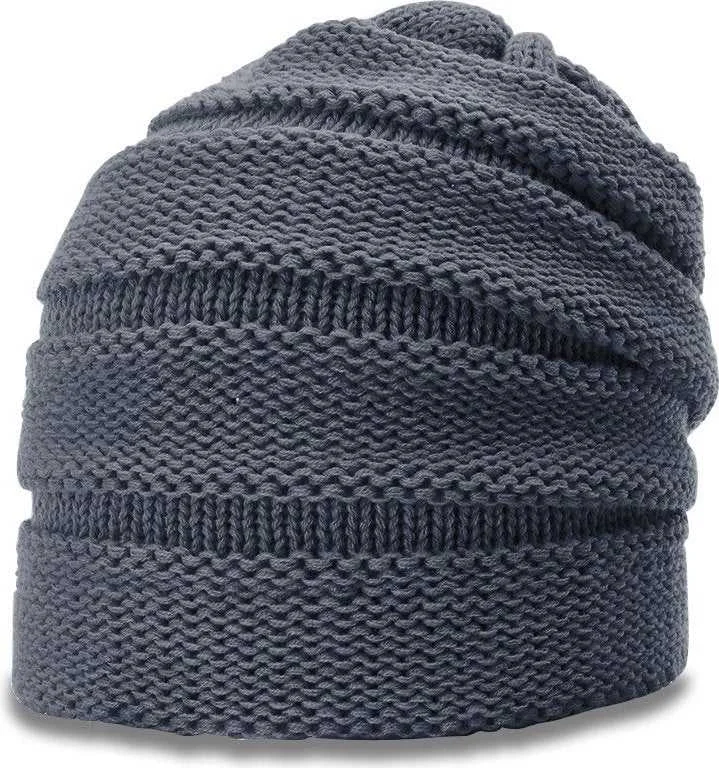 Richardson 145R Chunk Twist Knit Beanies with Cuff - Slate