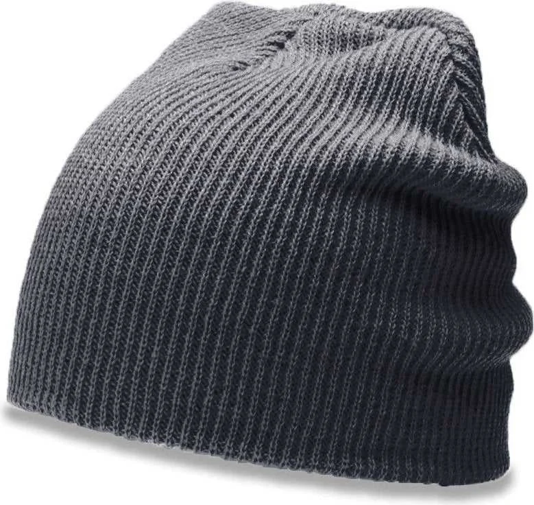 Richardson 147R Chunk Twist Knit Beanies with Cuff - Gun Metal