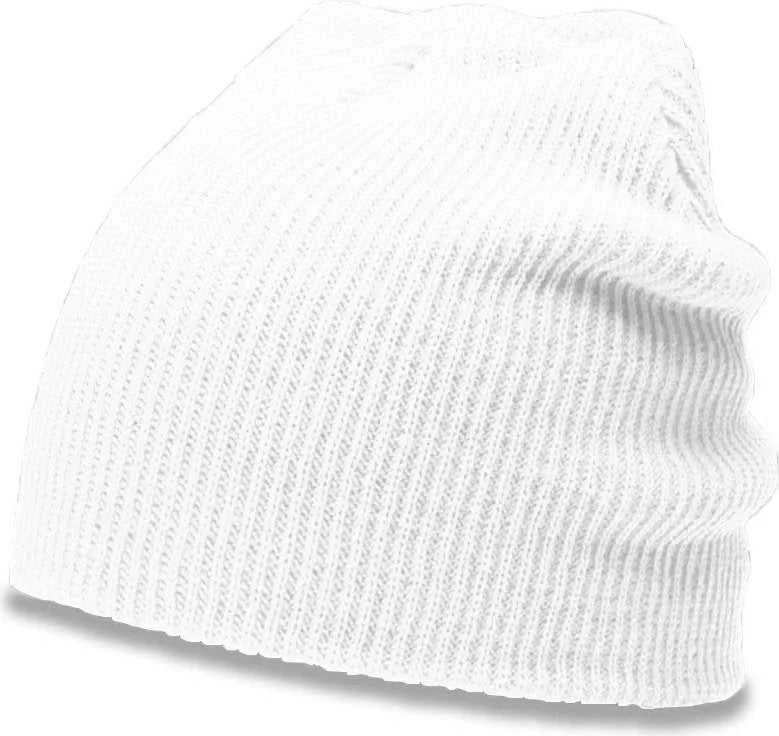 Richardson 147R Chunk Twist Knit Beanies with Cuff - White