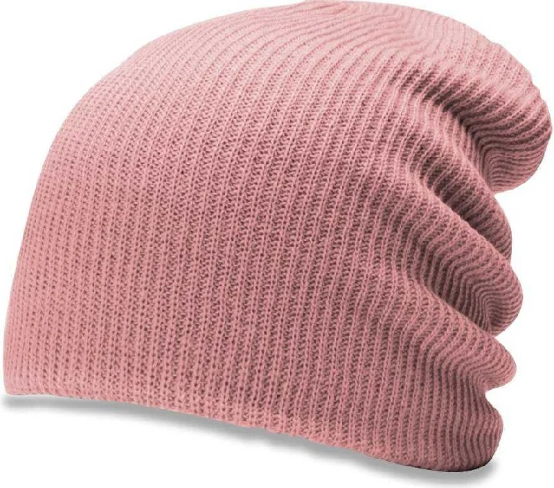 Richardson 149R Chunk Twist Knit Beanies with Cuff - Blush